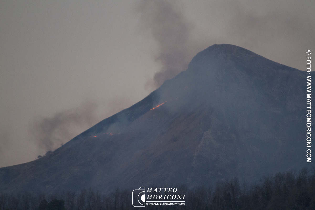 Camaiore: Incendio sul Monte Prana – 21 Marzo 2019
