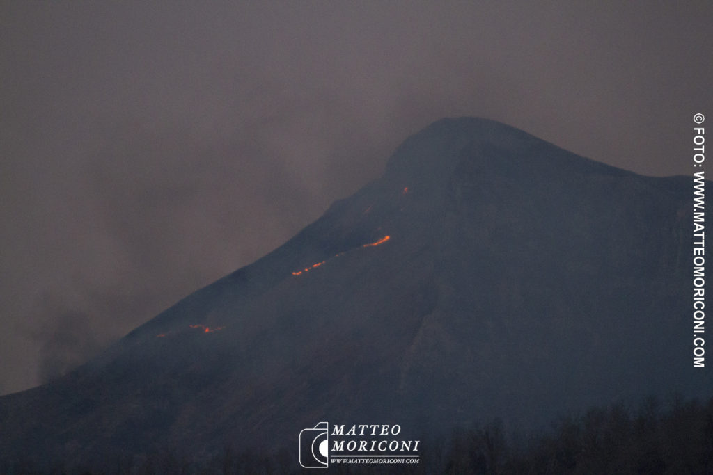 Camaiore: Incendio sul Monte Prana - 21 Marzo 2019