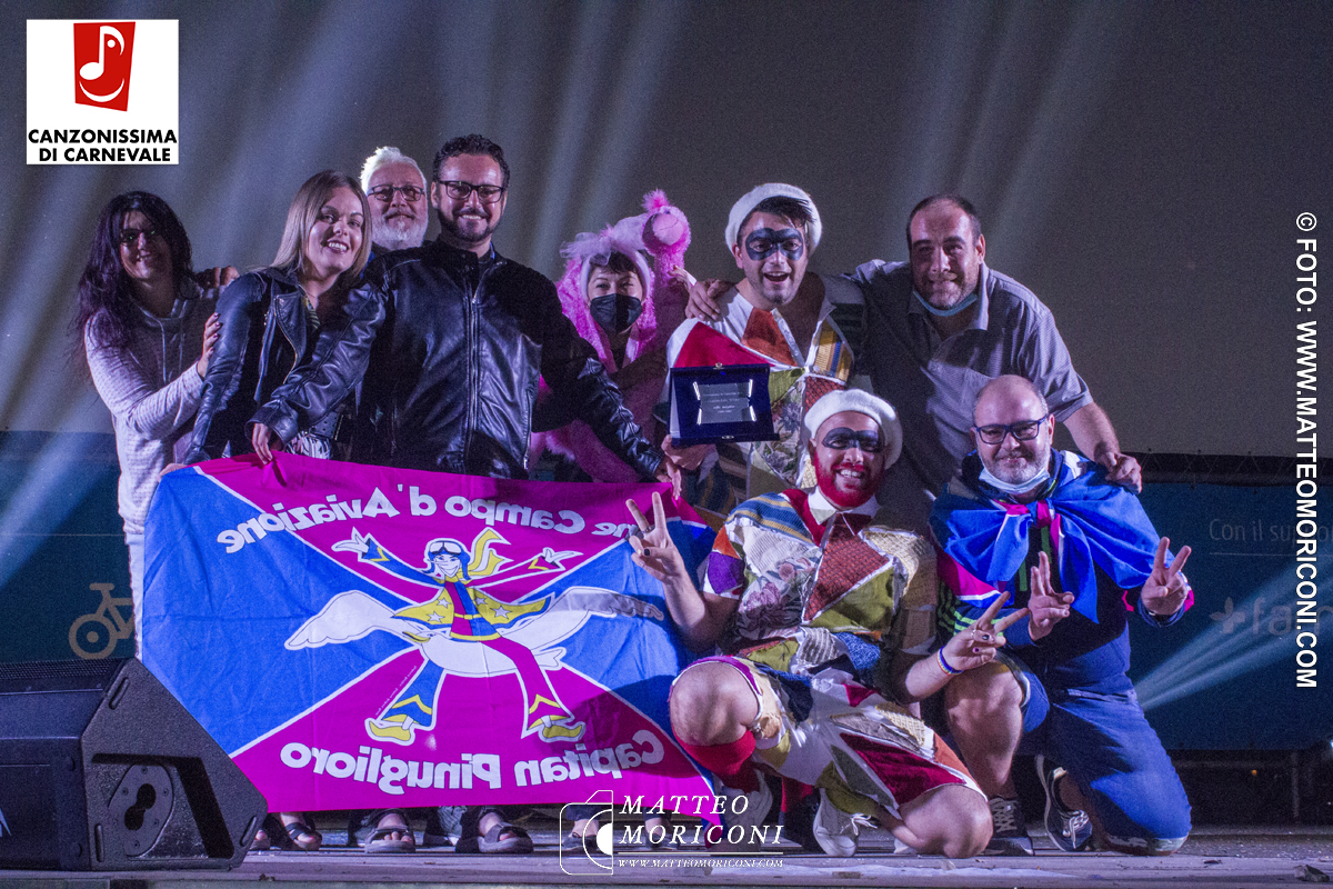 6° Canzonissima di Carnevale 2021 - i Vincitori del Rione Campo D'aviazione con la canzone "Vita da Mascherone".